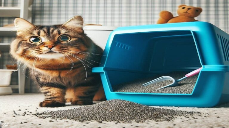 missing the litter box