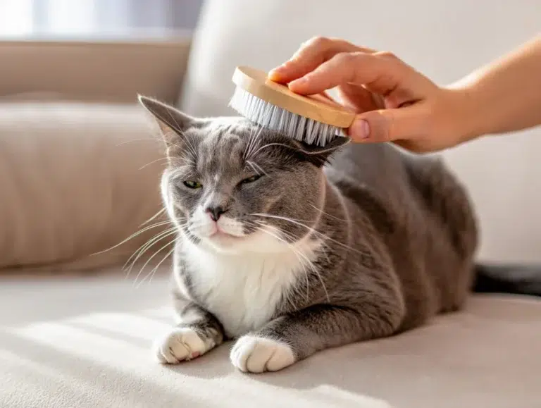 shaving a cat
